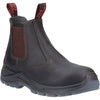 Hard Yakka Men's Banjo Elastic Gusset Safety Dealer in Brown