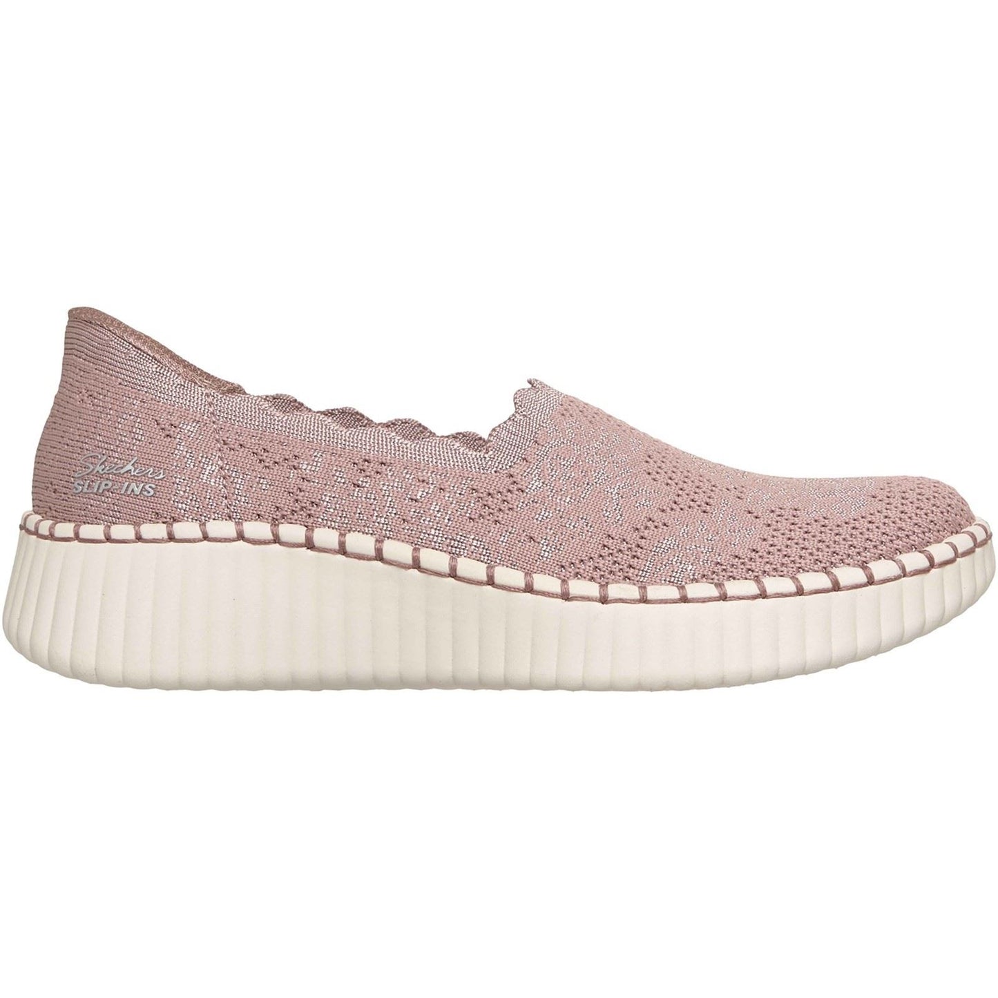 Skechers Wilshire Boulevard Polyester Women's Mauve Trainers