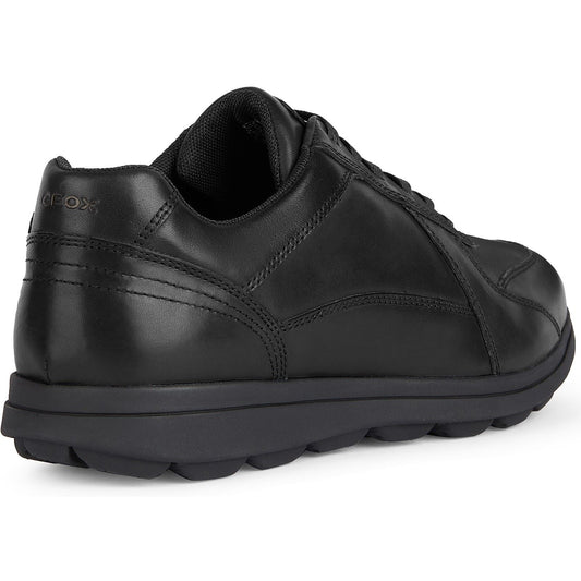 Geox U SPHERICA EC12 Leather Bovine Full Grain Men's Black Trainers