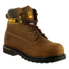 Caterpillar Men's Holton Safety Boot in Brown