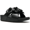 Fitflop Lulu Flower Polyurethane Women's Black Sandals