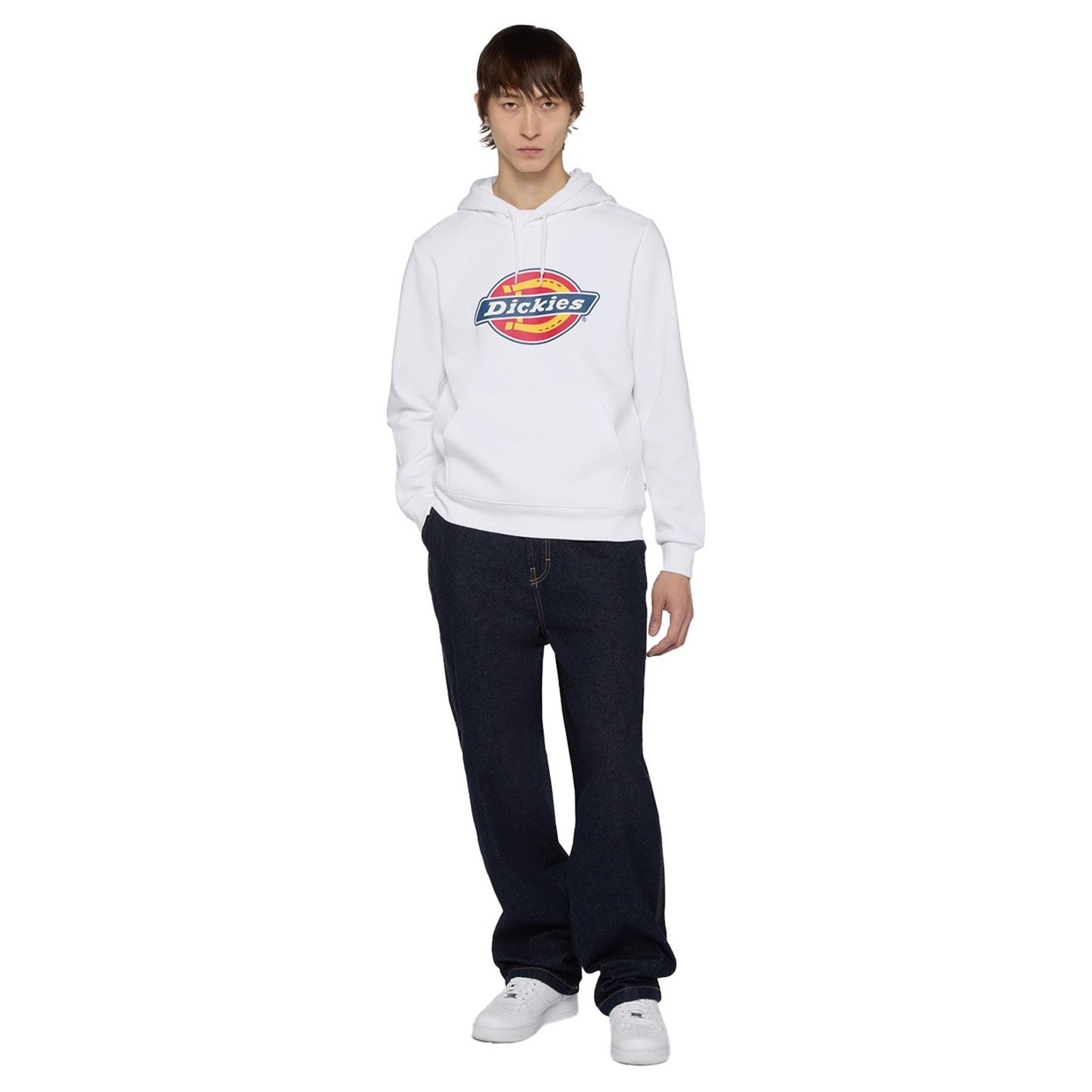 Dickies Unisex Icon Logo Hoodie in White
