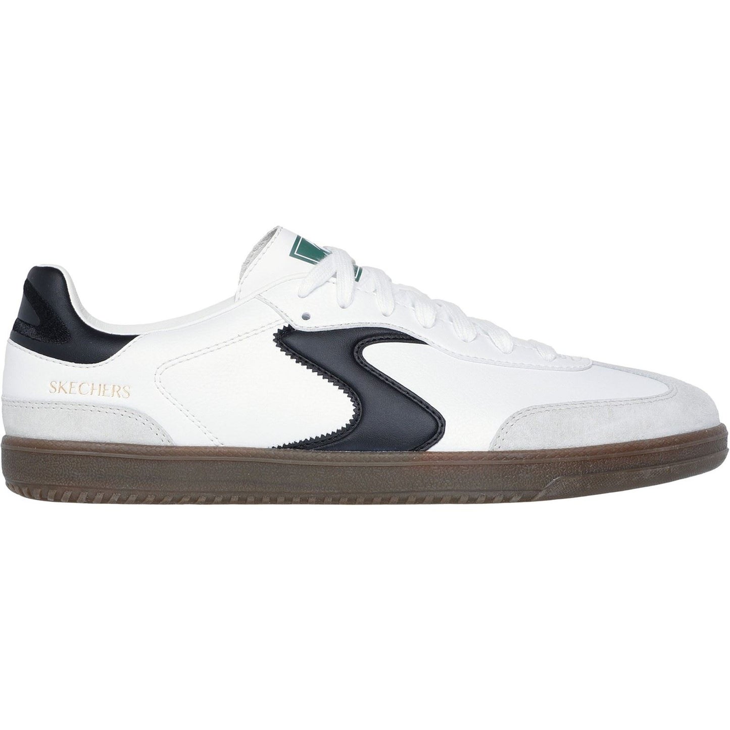 Skechers Men's Hotshot Pyke Trainer in White/Black