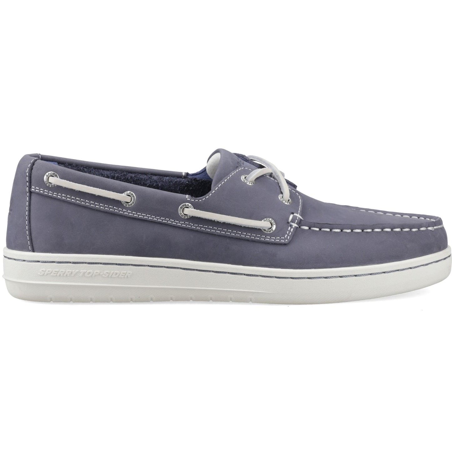 Sperry Strake 2-Eye Boat Leather Men's Navy Boat Shoes