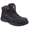Amblers Safety Women's AS601 Lydia Composite Safety Boot With Side Zip in Black
