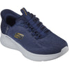 Skechers Men's Skech-Lite Pro Primebase Trainers in Navy/Yellow