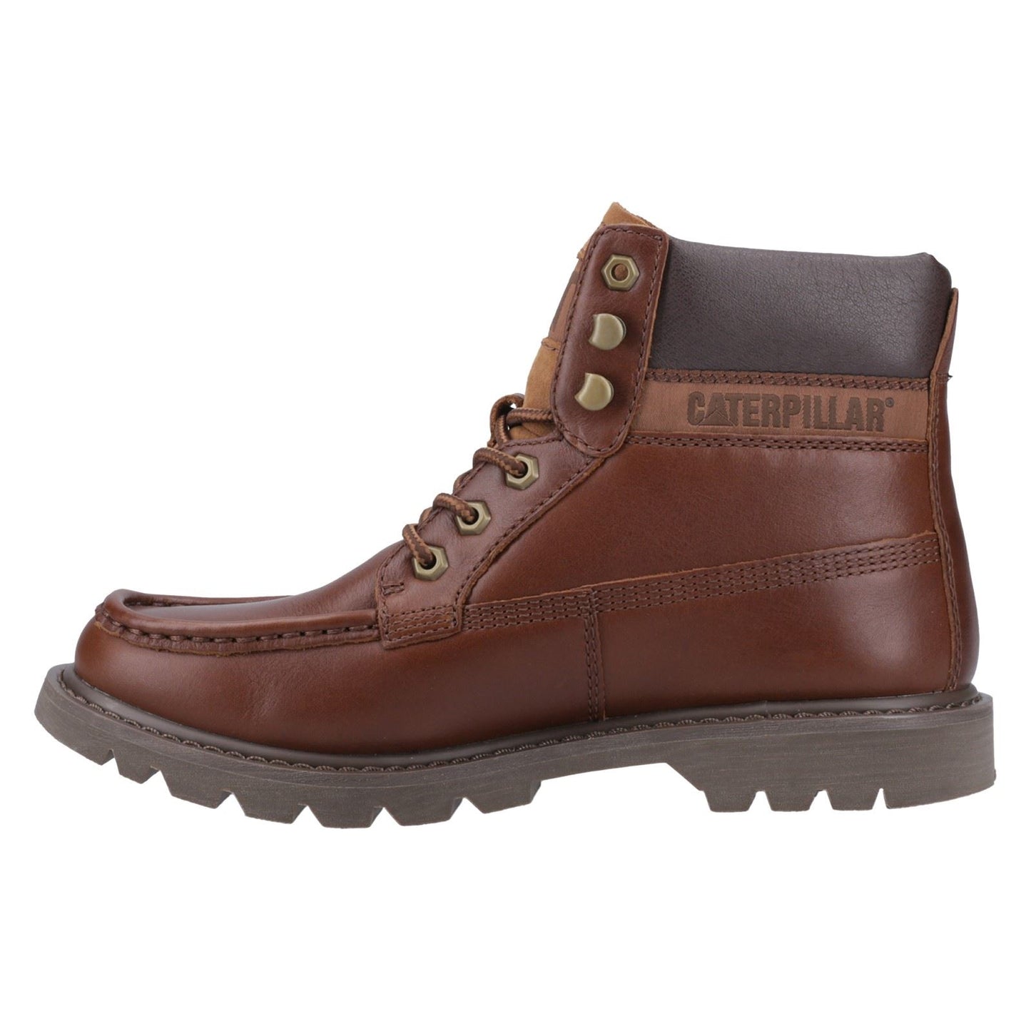 CAT Lifestyle Colorado Moc Toe Leather Men's Nuthatch Ankle Boots