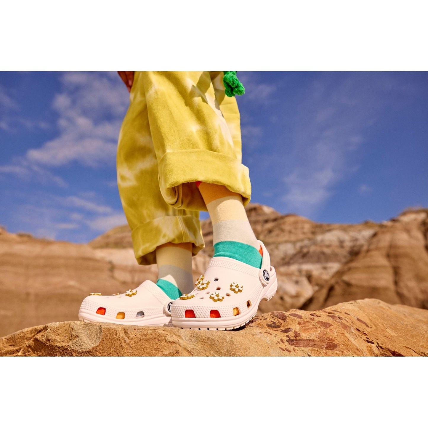 Crocs Kids' Classic Clog Thermoplastic White Clogs