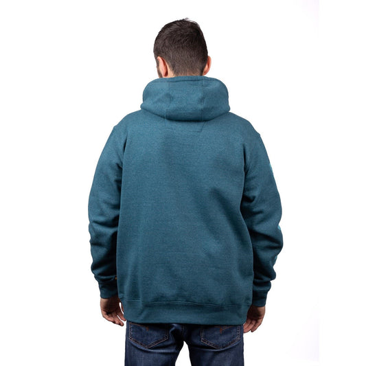 Caterpillar Men's Trademark Banner Hoodie in Mallard