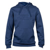 Hard Yakka Embossed Pullover Cotton Men's Purple Hooded Sweatshirt