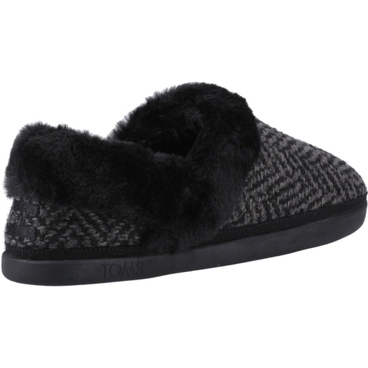 TOMS Oslo Polyester Women's Black Slippers