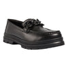Pod Mina Leather Youth Black Loafers