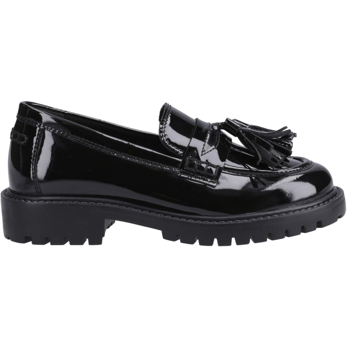 Hush Puppies Abigail Patent Leather Black Loafers