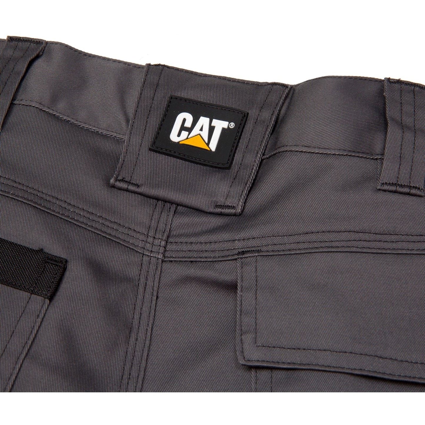 Caterpillar Essential Knee Pocket Stretch Holster Polyester Men's Grey Outdoor Trousers