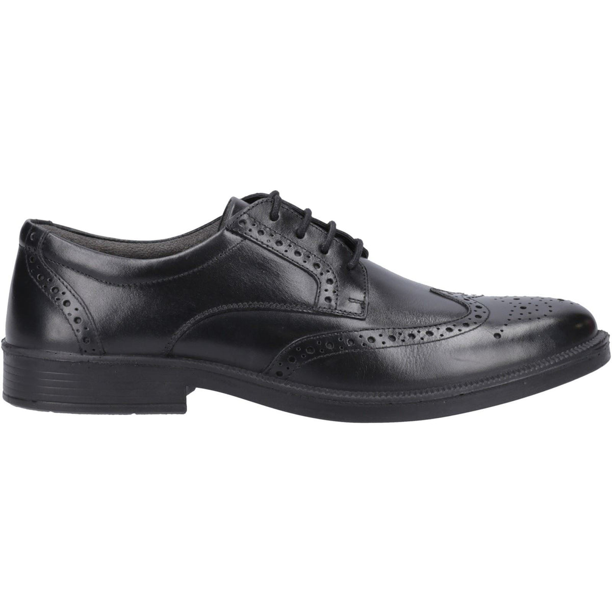 Hush Puppies Men's Nolan Brogue in Black