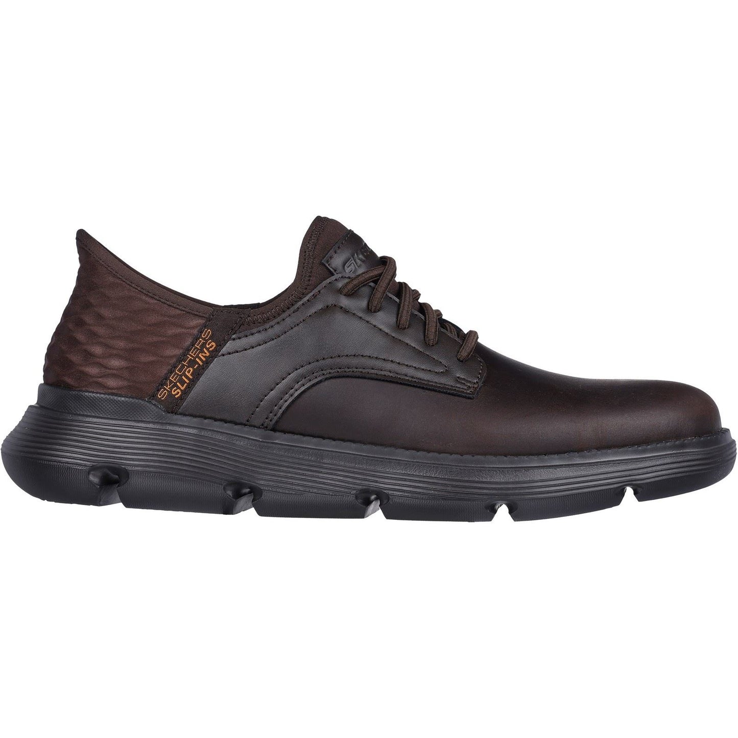 Skechers Men's Garza - Gervin Oxford Shoe in Chocolate