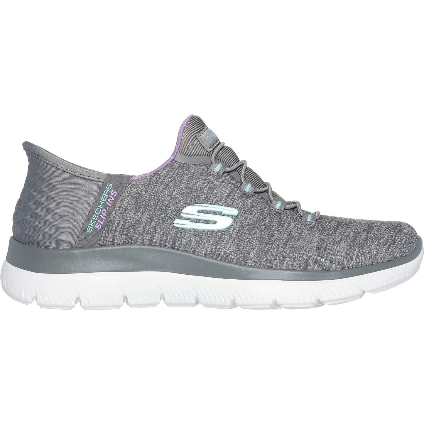 Skechers Women's Summits Dazzling Haze Shoes in Grey/Multi
