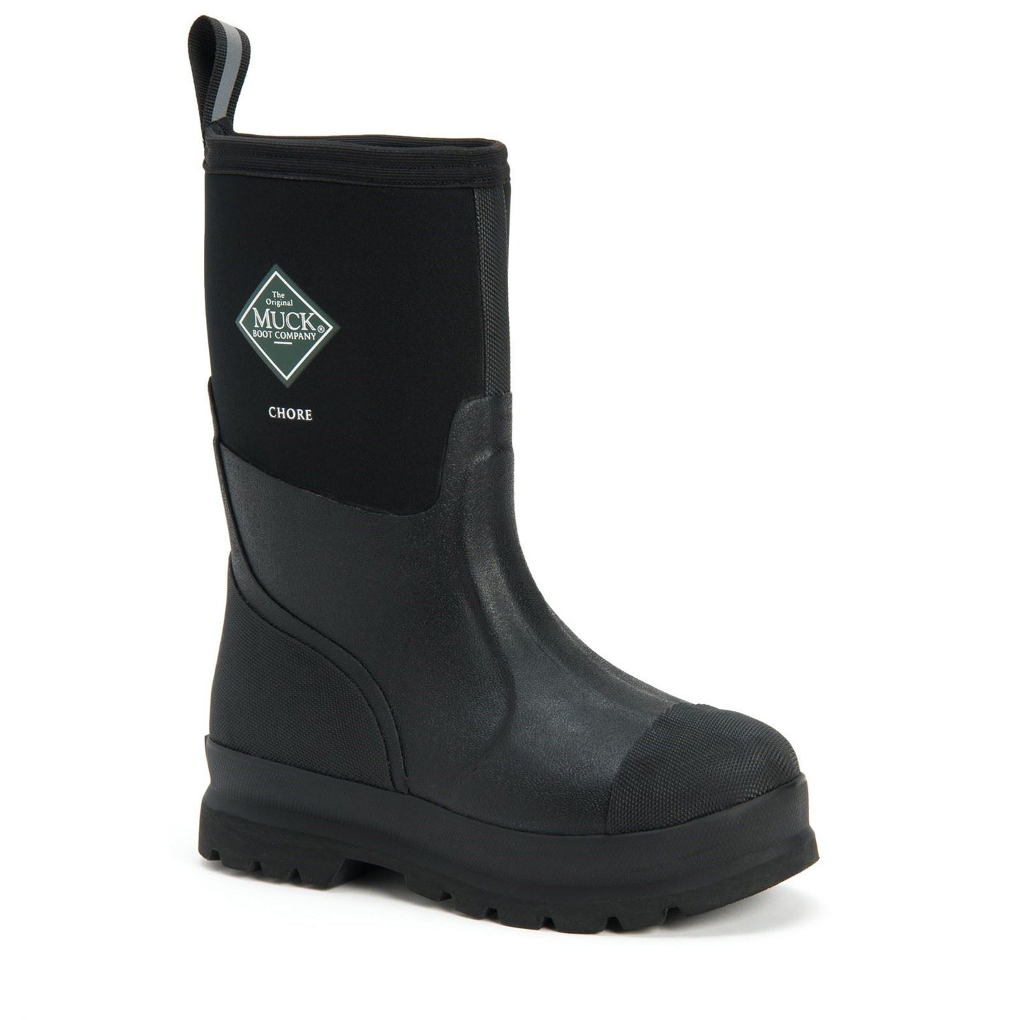 Muck Boots Chore Classic Mid Patterned Wellington in Black