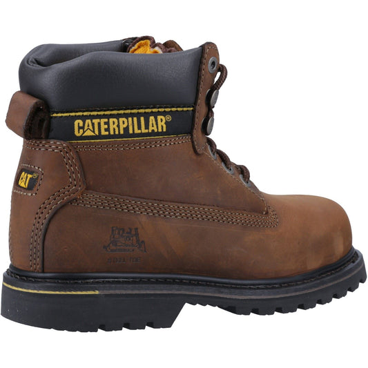 Caterpillar Men's Holton Safety Boot in Brown