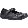 Hush Puppies Christina Leather Junior Black Shoes