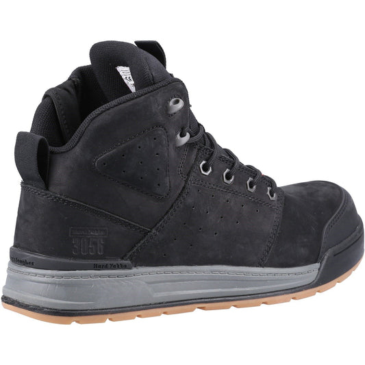 Hard Yakka Men's 3056 Lace Zip Safety Boot in Black