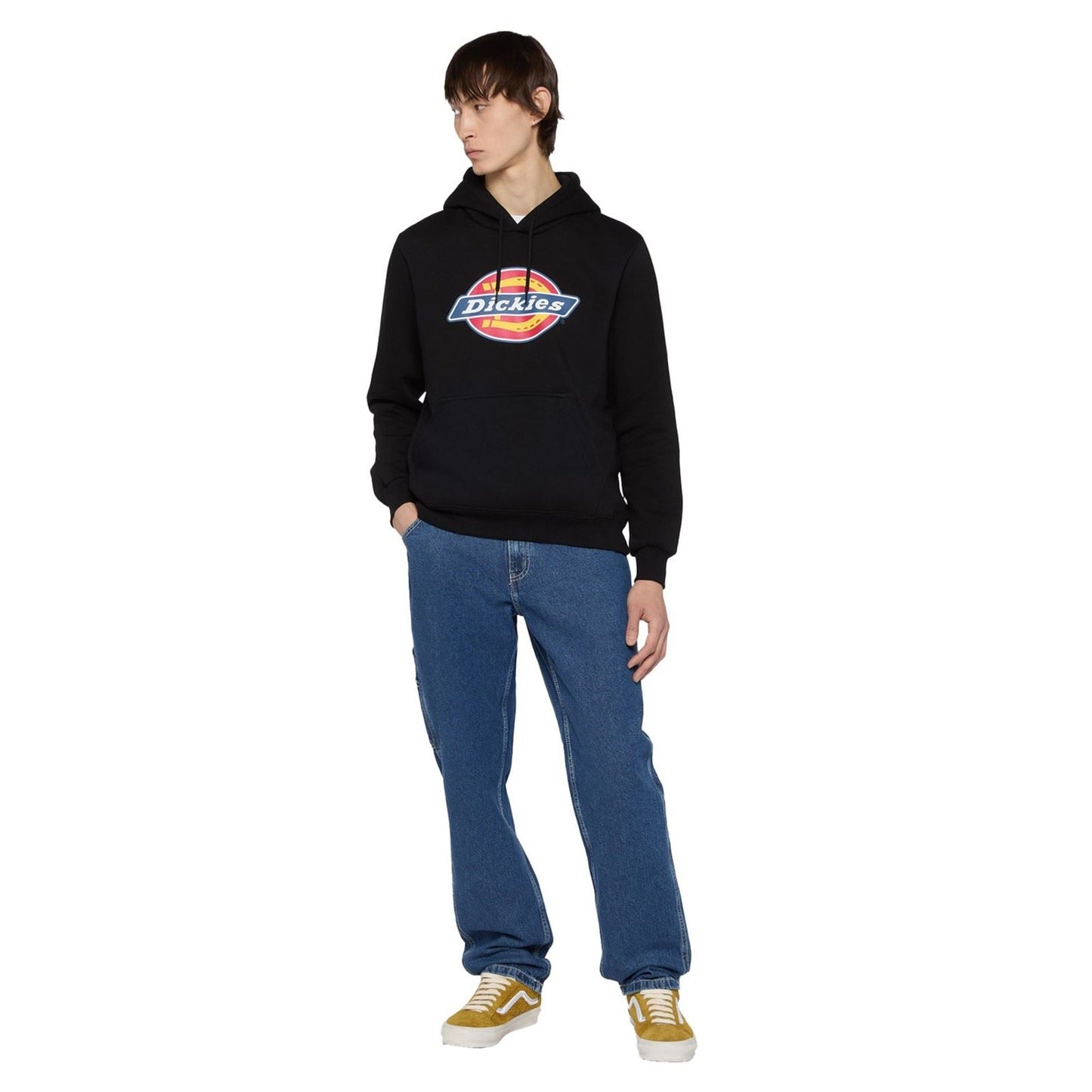 Dickies Unisex Icon Logo Hoodie in Black