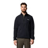 Columbia Sequoia Grove Half Zip Fleece Polyester Men's Black Zip Neck Pullovers