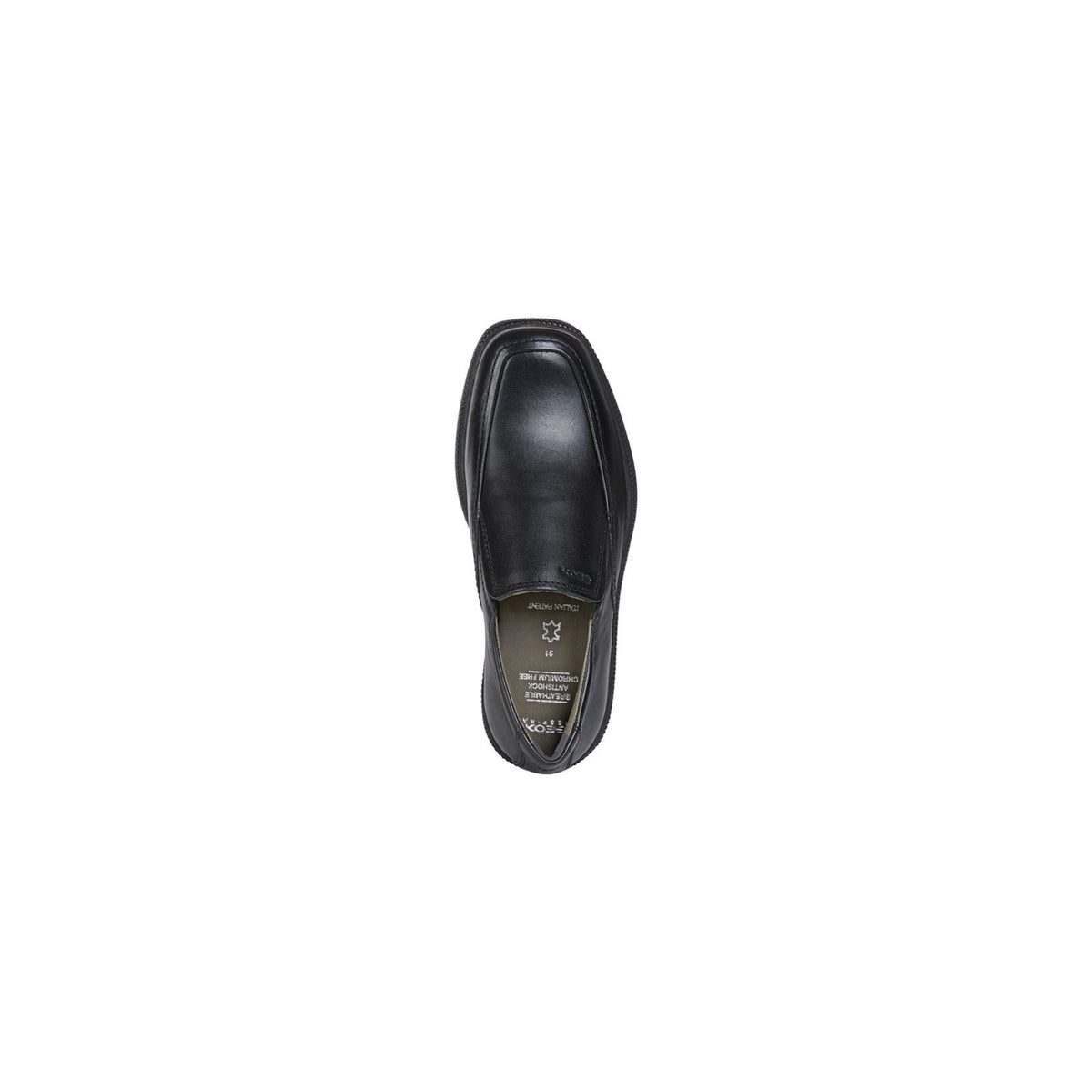 Geox Jr Federico Leather Boy's Black Loafers