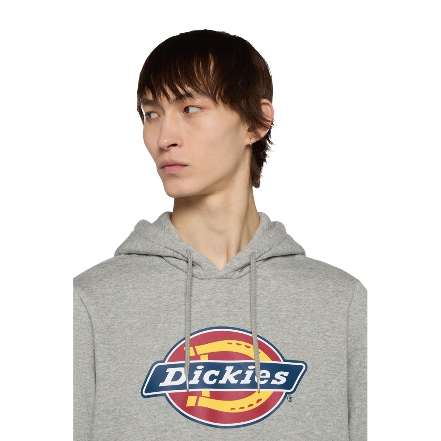 Dickies Icon Logo Hoodie Unisex Adults Grey Hooded Sweatshirt