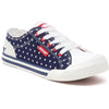Rocket Dog Jazzin Spangle Cotton Women's Navy/Red Trainers