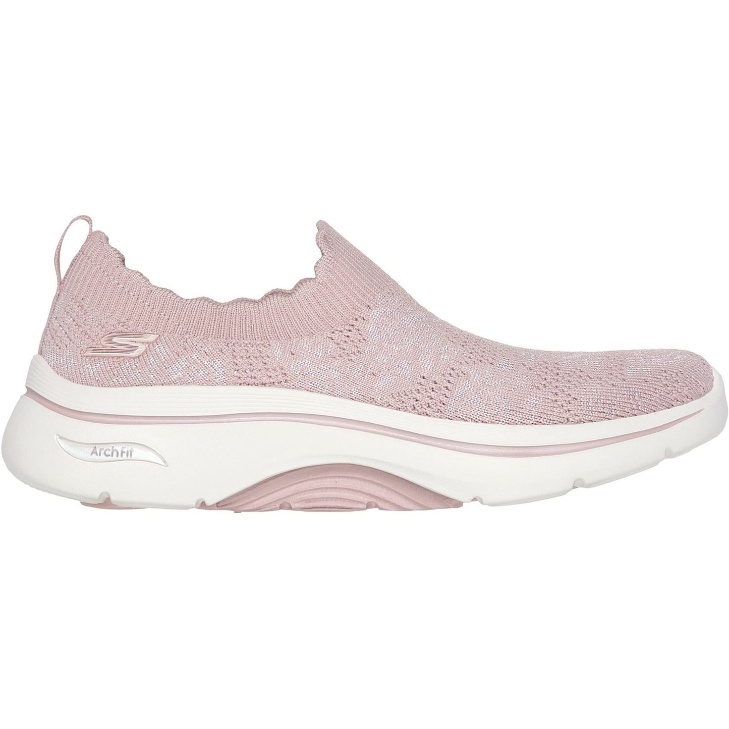 Skechers GO WALK Arch Fit 2.0 Rosa Linda Textile Women's Mauve Trainers