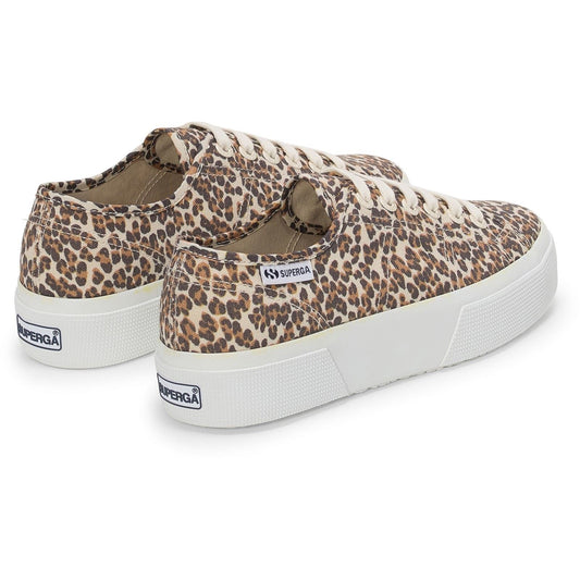 Superga 2740 Leopard Print Canvas Women's Leopard Trainers