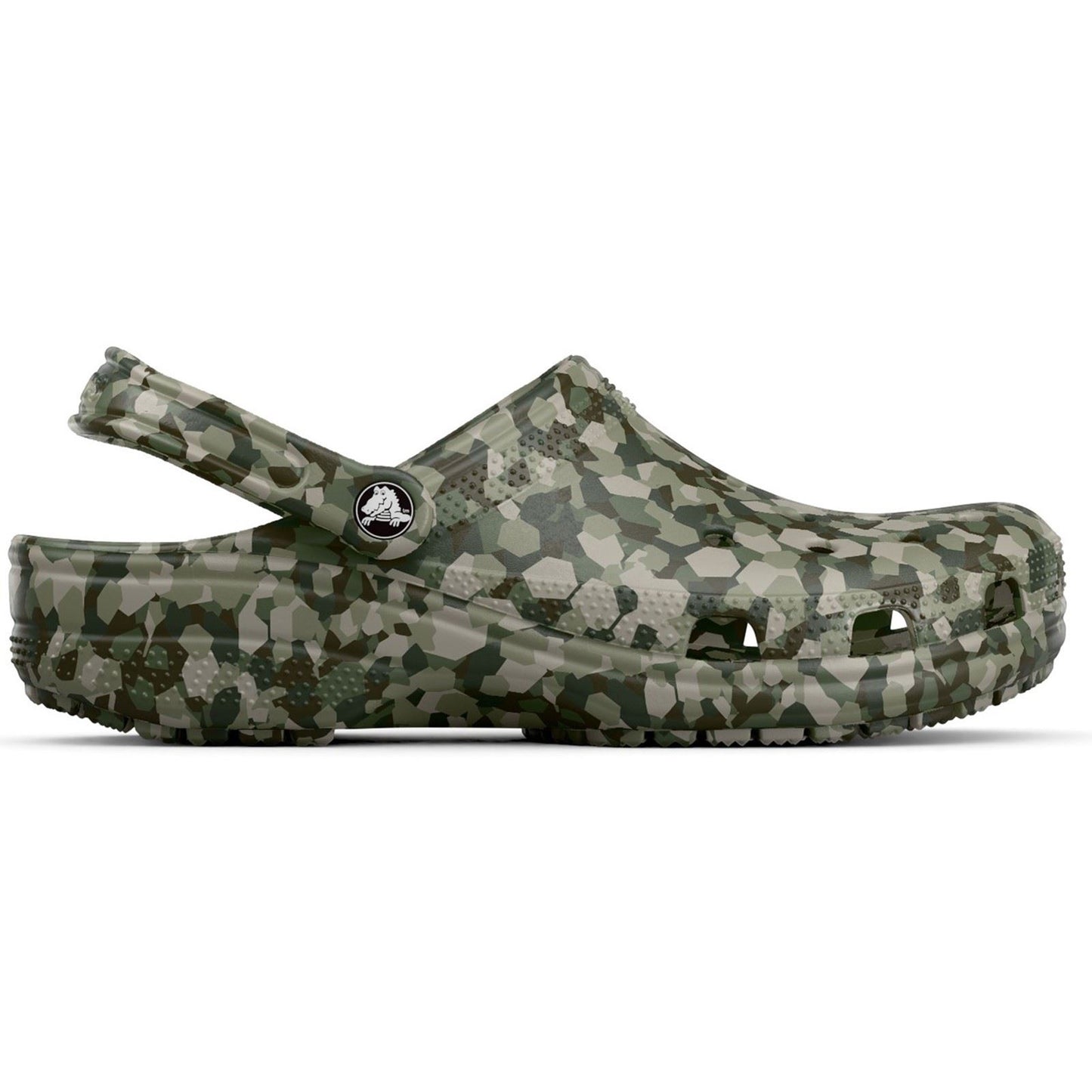 Crocs Classic Confetti EVA Men's Army Green Clogs