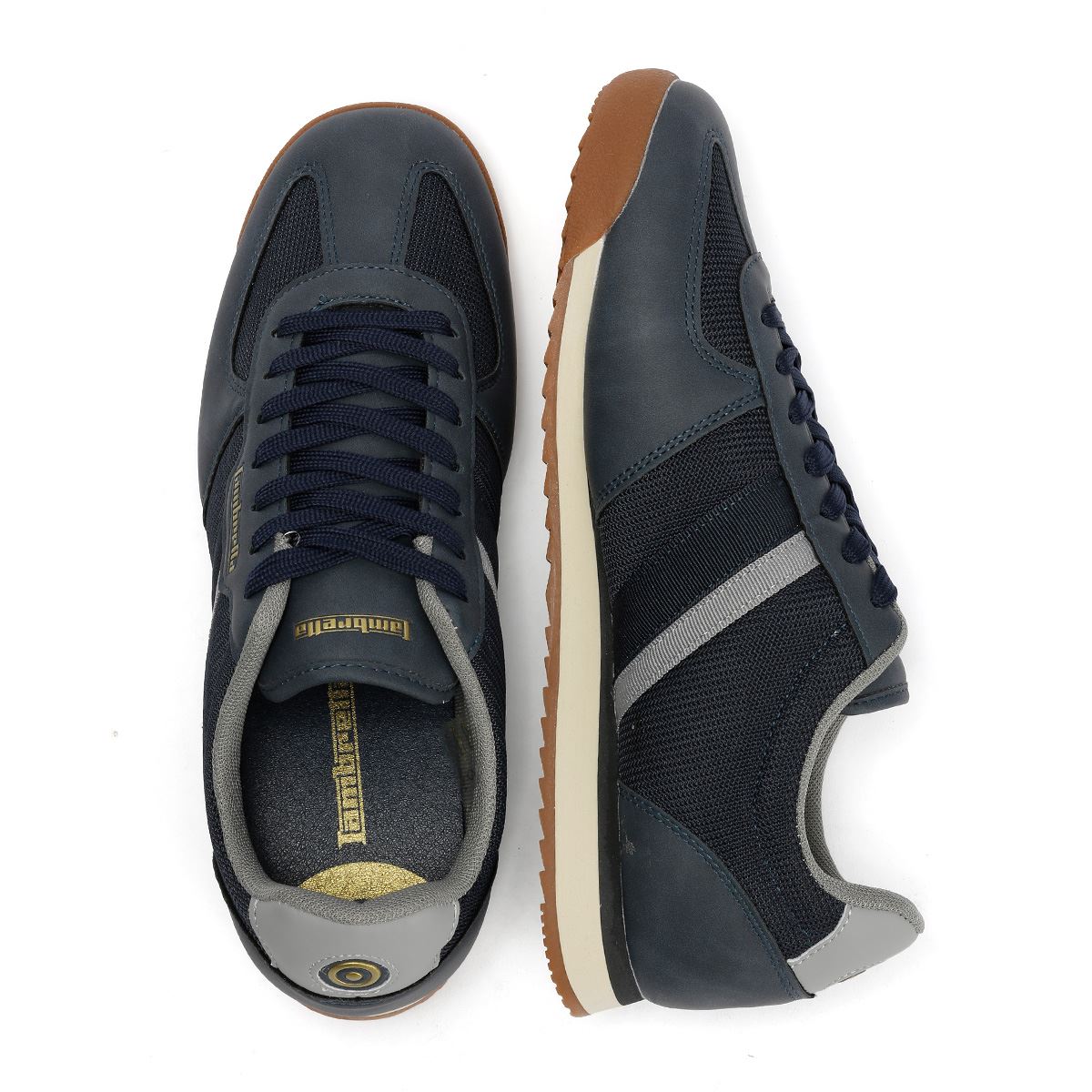 Lambretta Diego Men's Navy/Charcoal Trainers