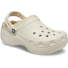 Crocs Women's Classic Platform Lined Clog in Bone
