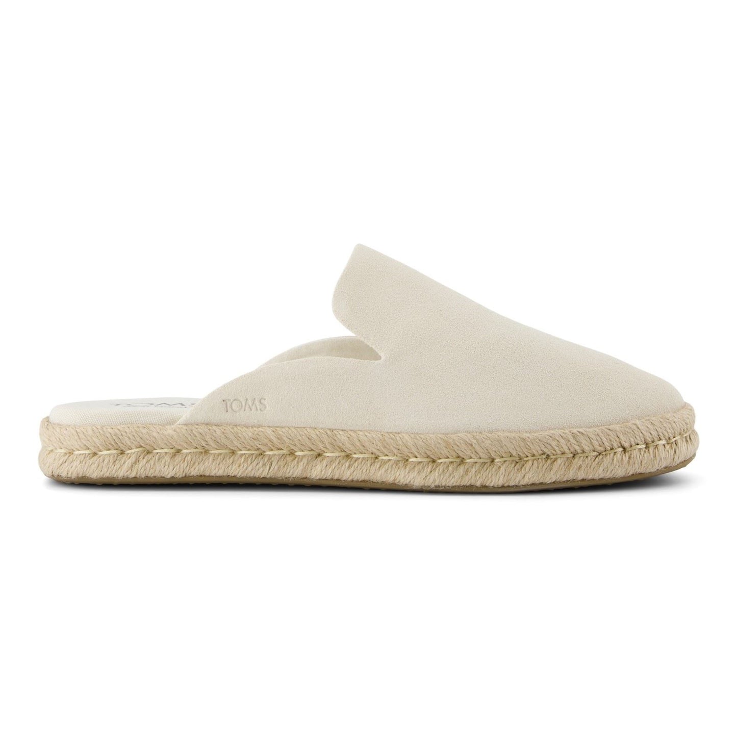 TOMS Santiago Mule Leather Women's Light Sand Mules