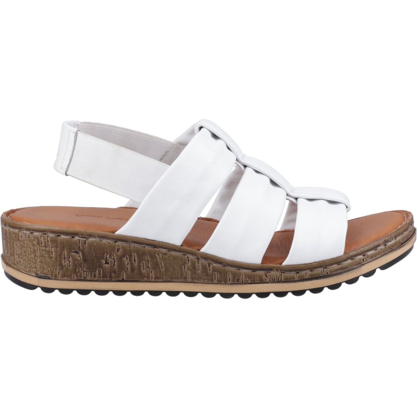 Hush Puppies Eden Gladiator Leather Women's White Sandals