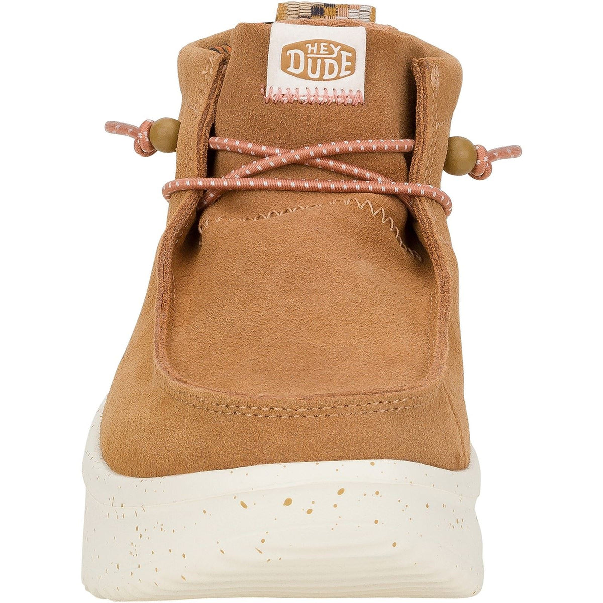 HEYDUDE Women's Wendy Peak Hi Suede Ankle Boots in Chestnut