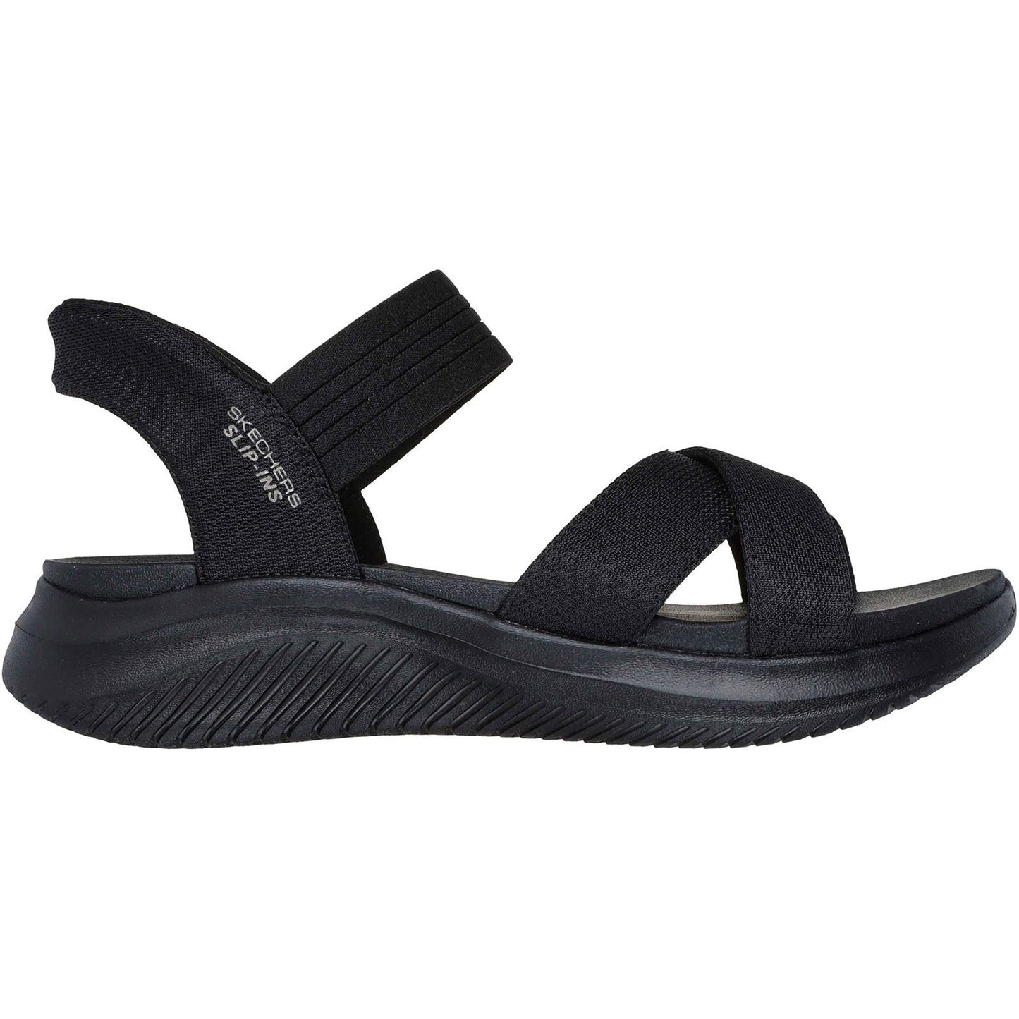 Skechers Ultra Flex 3.0 - Never Better Textile Women's Black Standard Sandals
