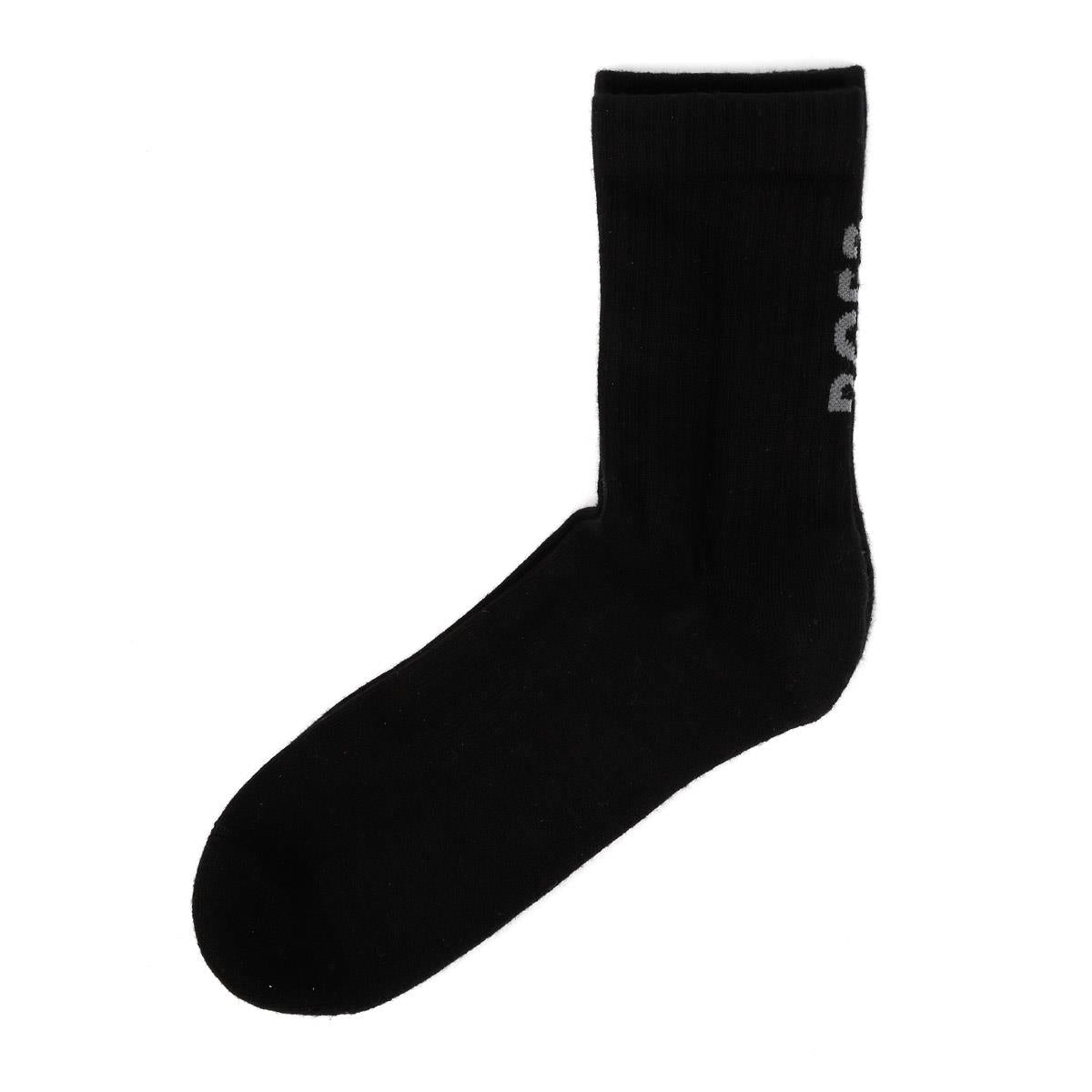Boss - 50531540-960 MENS BOSS 3PC LOGO BAMBO SOCKS BLACK/WHITE