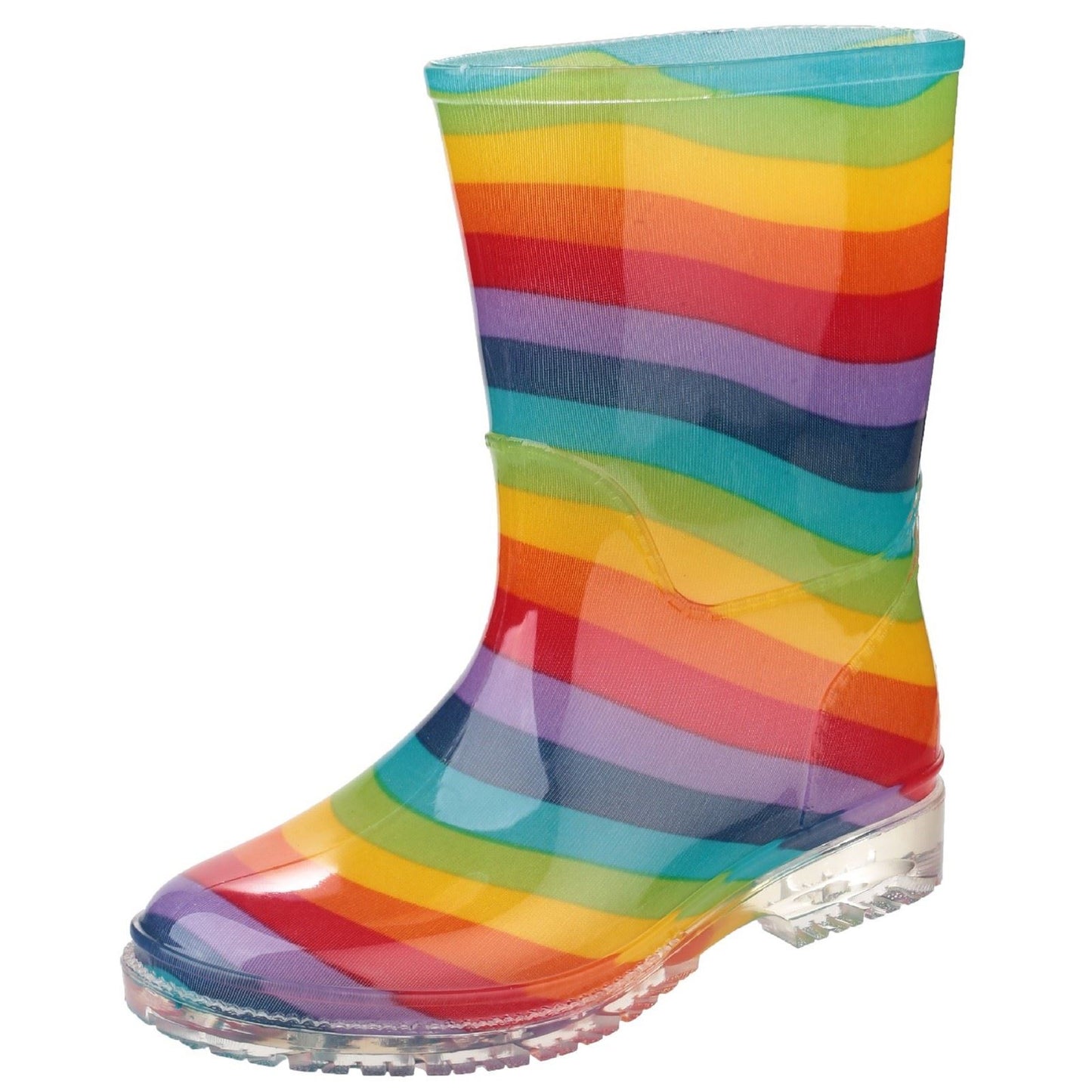 Cotswold PVC PVC Junior Rainbow Wellington Boots