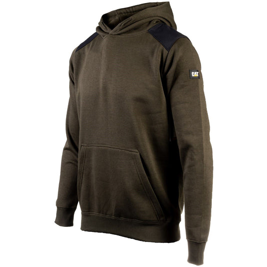 Caterpillar Men's Essentials Hoodie in Army Moss