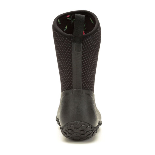Muck Boots Women's RHS Muckster II Short Boots in Charcoal/Peony Roses