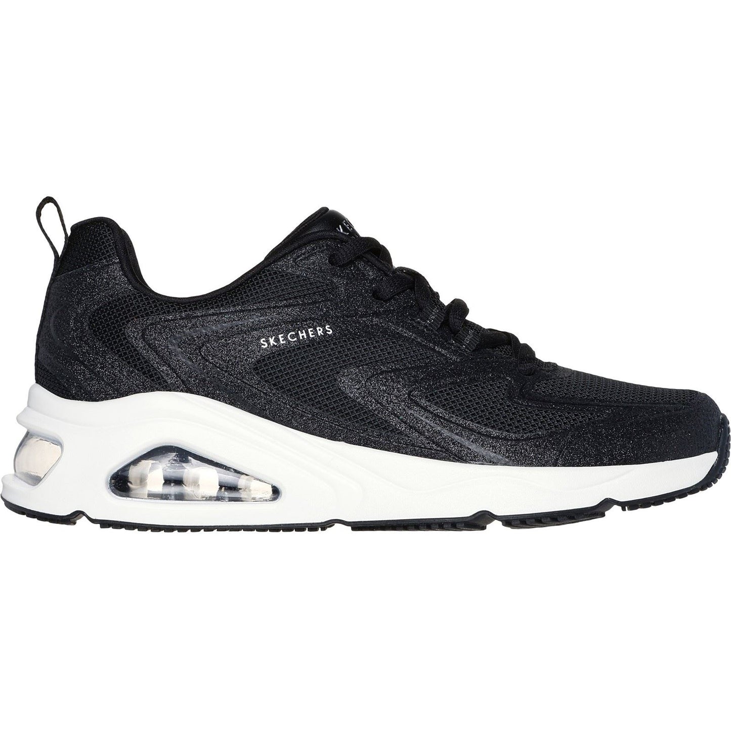 Skechers Tres-Air Uno Glit-Airy Women's Black Trainers