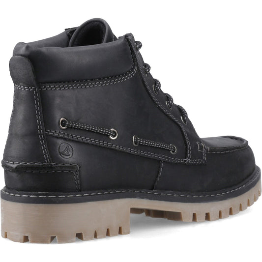 Sperry Baltimore Leather Men's Black Ankle Boots