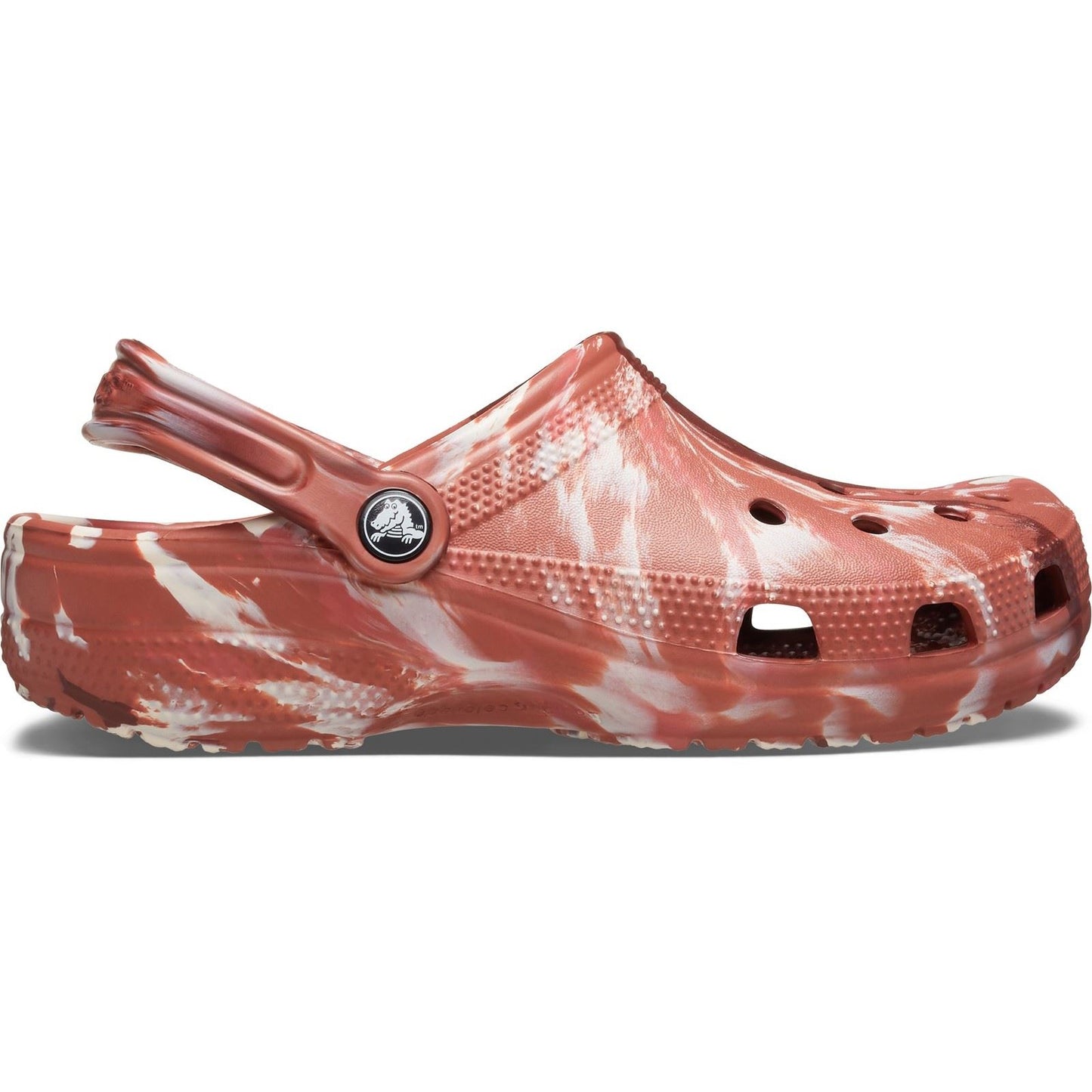Crocs Marble Sandal in Dark Clay/Multi