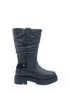 Osprey London The Gabarron Leather Women's Black Boots