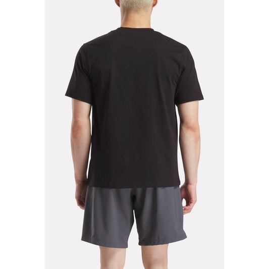Reebok Cody Crew Neck Tee Cotton Men's Black Short Sleeve T-Shirt