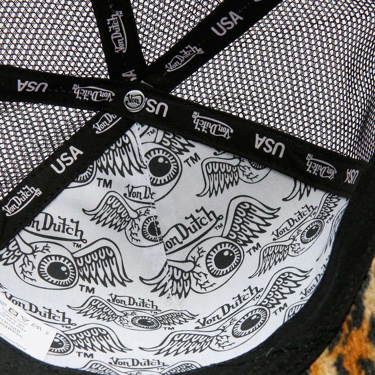 Von Dutch Safari Trucker Brown Caps