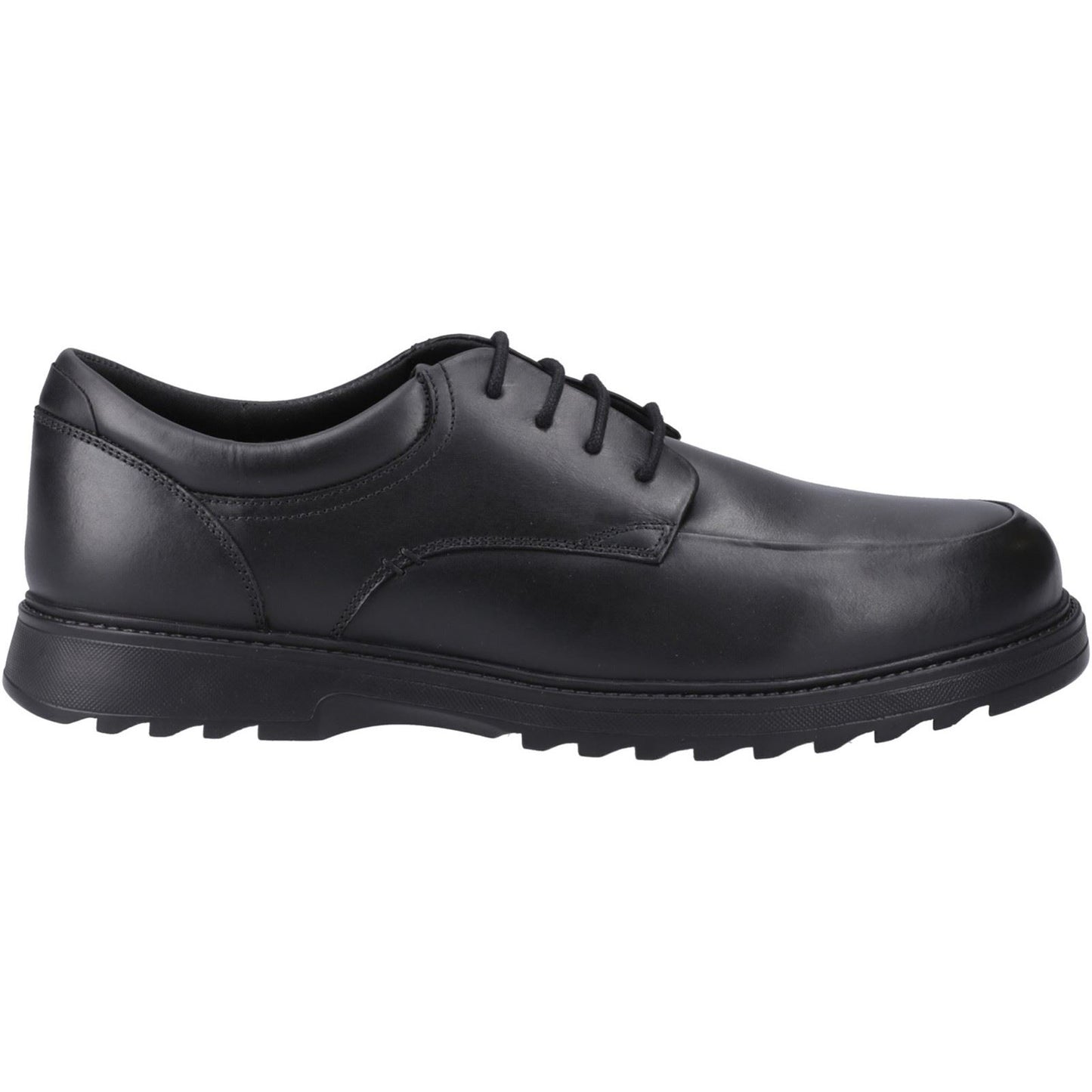 Hush Puppies Romeo Leather Junior Black Shoes